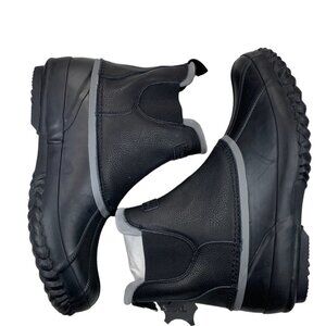 London Fog Mens Rye Duck Boot Mens Shoes Black 10M